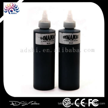 8oz DYNAMIC BLACK Tattoo Ink - оригинальная бутылка для подкладки и затенения